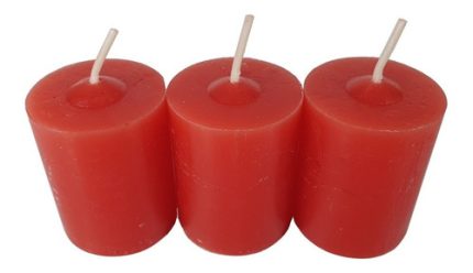 Kit 3 Velas Aromáticas Perfumadas Com Aroma De Pitanga
