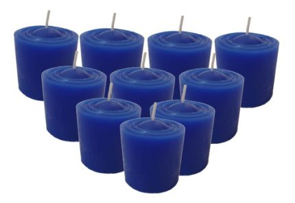 Kit 10 Velas De 3 Dias Escolha A Cor