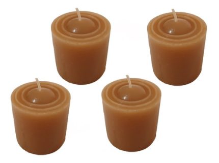 Kit 4 Velas Toco Com Proteção Celofane